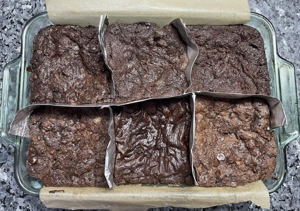 6 brownies in one pan